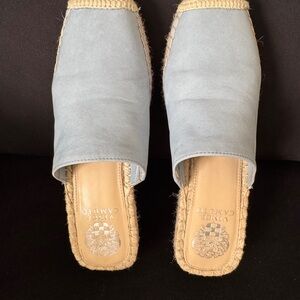 Vince Camuto Blue Mules Comfortable Slip-On Shoes